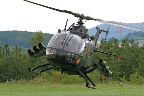 Hélicoptère BO105 PAH1 de la Heeresflieger allemande