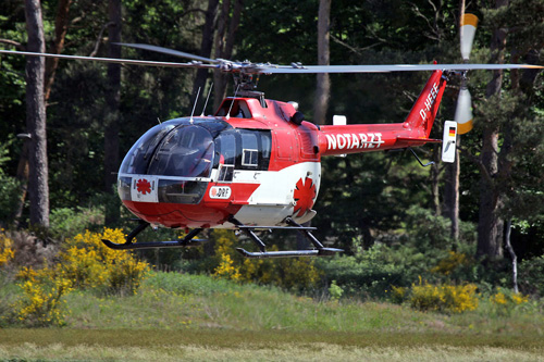 Hélicoptère BO105 de la DRF LuftRettung allemande