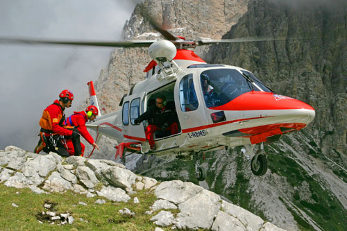 Hélicoptère AW109 ELIDOLOMITI