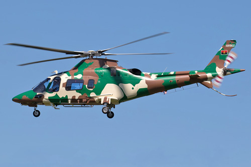 Hélicoptère AW109 Angola