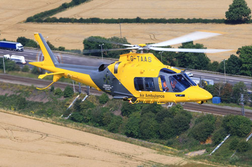 Hélicoptère AW109 G-TAAS de Derbyshire, Leicestershire & Rutland Air Ambulance