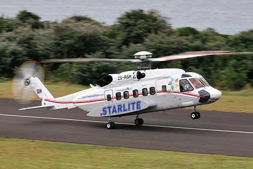 Hélicoptère S92 ZS-RSH de Starlite Aviation