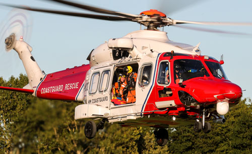 Hélicoptère AW189 G-MCGW HM Coastguard