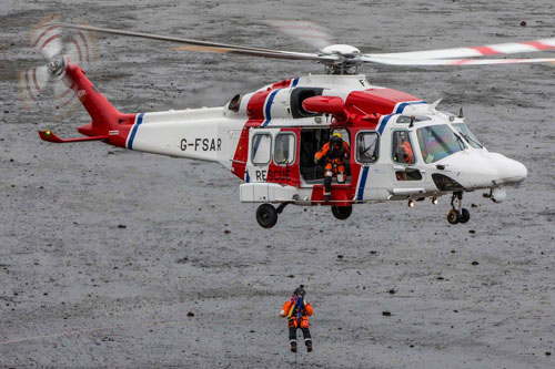 Hélicoptère AW189 G-FSAR, Falklands