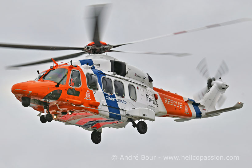 Hélicoptère AW189 PH-NCG SAR Netherlands Coastguard