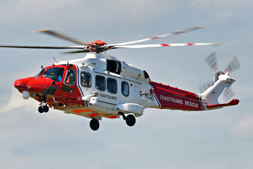 Hélicoptère AW189 G-MCGO HM Coastguard