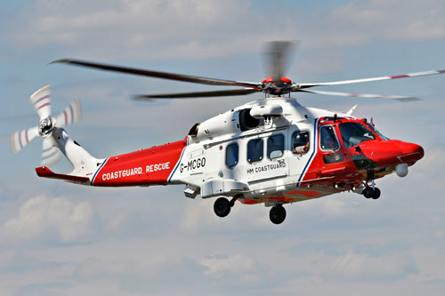 Hélicoptère AW189 G-MCGO HM Coastguard