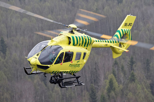 Hélicoptère de secours H145 de FinnHEMS