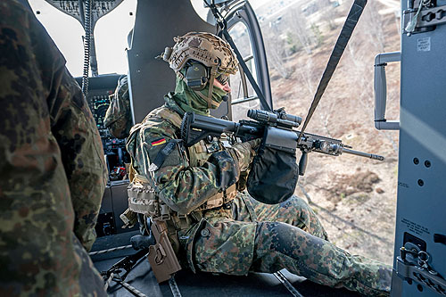 Hélicoptère H145M des forces spéciales KSK (Kommando Spezialkräfte) de la Bundeswehr allemande