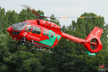 Hélicoptère H145 G-WOBR de Wales Air Ambulance Charity, Welshpool, UK