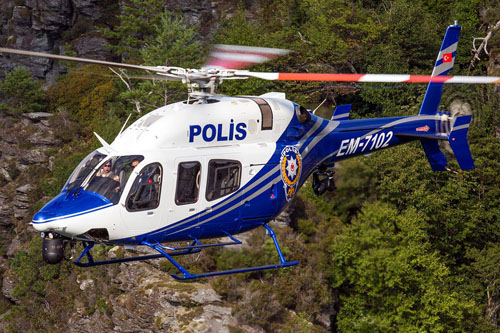 Hélicoptère Bell 429 de la Police turque