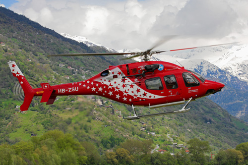 Hélicoptère BELL 429 HB-ZSU AIR ZERMATT