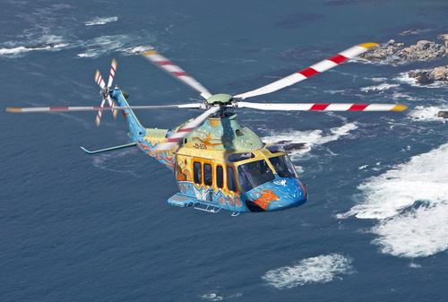 Hélicoptère AW139 ZS-EOS sud-africain