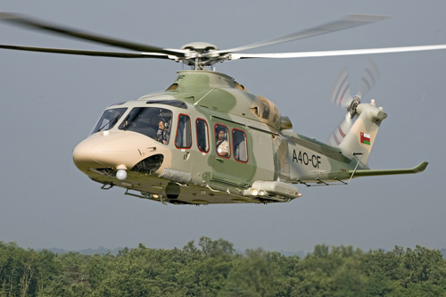 Hélicoptère AW139 de la Police d'Oman