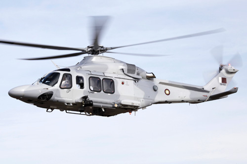 Hélicoptère AW139 de l'armée du Quatar