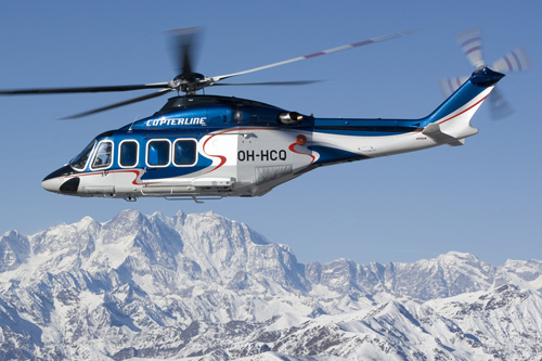 Hélicoptère AW139 de Copterline