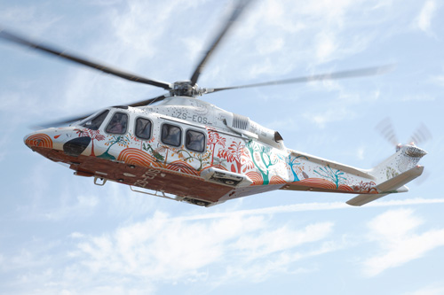 Hélicoptère AW139 ZS-EOS sud-africain