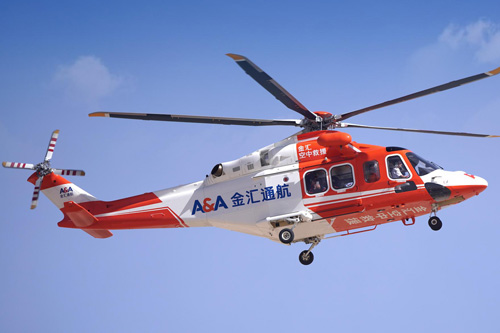 Hélicoptère AW139  HEMS Chine