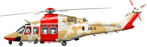 Hélicoptère AW139 de l'Armée de l'Air d'Algérie