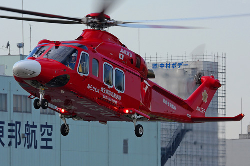 Hélicoptère AW139 JA03FD des pompiers de Saitama (Japon)