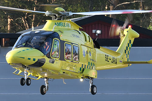 Hélicoptère AW169 de Babcock Scandinavian Air Ambulance