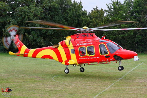 Hélicoptère AW169 d'Essex & Herts Air Ambulance