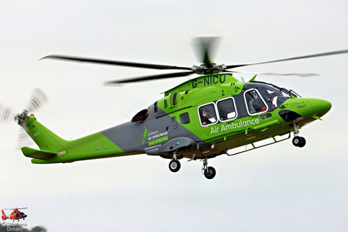 Hélicoptère AW169 G-NICU Air Ambulance, UK