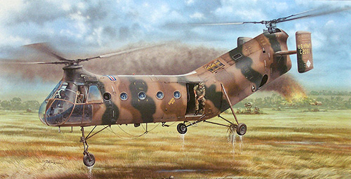 Hélicoptère Piasecki Vertol H21 Banane volante