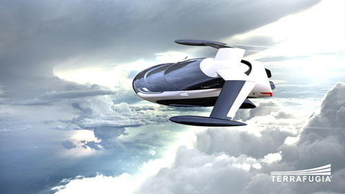 Le projet de voiture-avion-hélicoptère Terrafugia TF-X