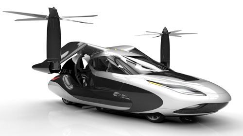 Le projet de voiture-avion-hélicoptère Terrafugia TF-X