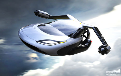 Le projet de voiture-avion-hélicoptère Terrafugia TF-X