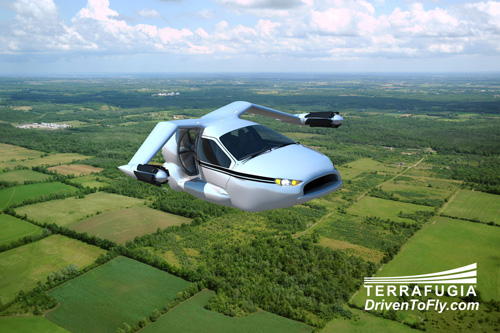 Le projet de voiture-avion-hélicoptère Terrafugia TF-X