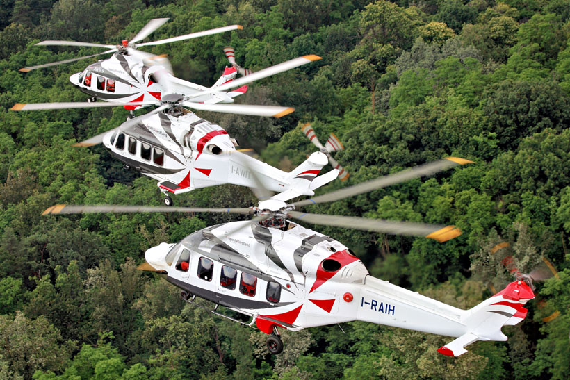 Hélicoptères AW189, AW139 et AW169