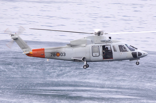 Hélicoptère Sikorsky S76 Marine Espagne