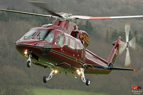 Hélicoptère SIKORSKY S76 G-XXEB de la Famille Royale anglaise