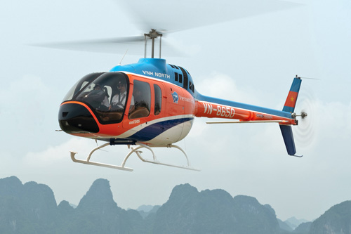 Hélicoptère Bell 505 JetRanger X VN-8650 Vietnam Helicopters North