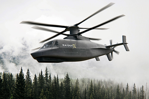 Hélicoptère Sikorsky Raider X