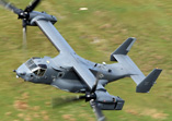 Hélicoptère à rotors basculants CV22 Osprey de l'US Air Force