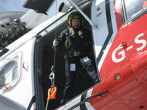 Hélicoptère S92 G-SARC des HM Coastguard