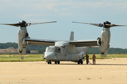 Hélicoptère à rotors basculants (convertible) V22 Osprey des Marines US