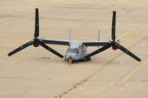 Hélicoptère à rotors basculants (convertible) V22 Osprey des Marines US