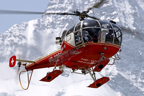 Hélicoptère SE3160 Alouette III HB-XOF d'AIR GLACIERS