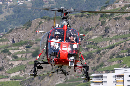 Hélicoptère SA315B Alouette II Lama HB-ZHZ d'AIR GLACIERS