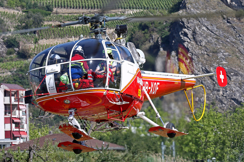 Hélicoptère SE3160 Alouette III HB-XOF d'AIR GLACIERS