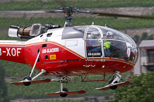 Hélicoptère SE3160 Alouette III HB-XOF d'AIR GLACIERS