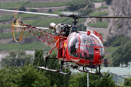 Hélicoptère SA315B Alouette II Lama HB-ZHZ d'AIR GLACIERS