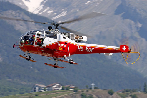 Hélicoptère SE3160 Alouette III HB-XOF d'AIR GLACIERS