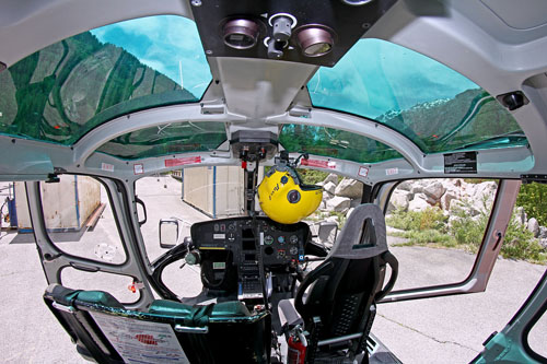 Hélicoptère AS350 B3 Ecureuil F-HESB de Chamonix Mont-Blanc Hélicoptères (CMBH)