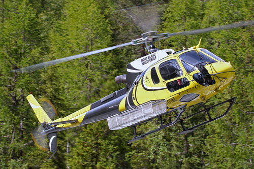 Hélicoptère AS350 B3 Ecureuil F-GTBE de Mont Blanc Hélicoptères