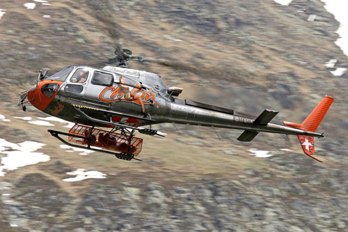 Hélicoptère AS350 B3 Ecureuil F-HESB de Chamonix Mont-Blanc Hélicoptères (CMBH)